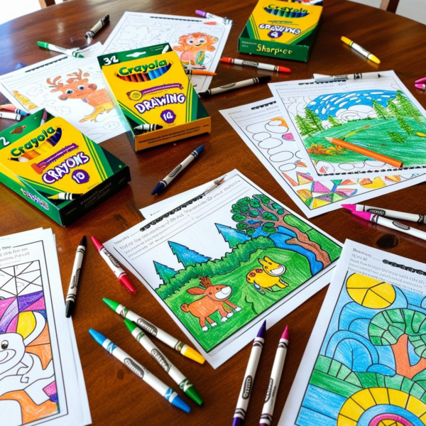 500+ Drawing and Coloring Worksheets for Children